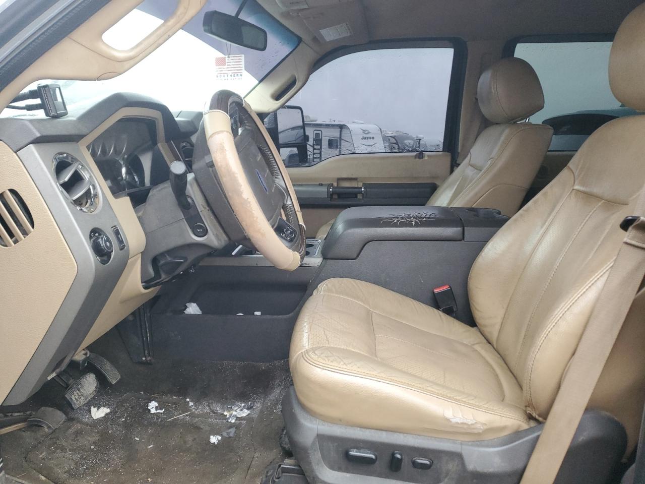 2013 Ford F250 VIN 1FT7W2BT6DEB32592 Copart auction photo, front end damage thumbnail 7