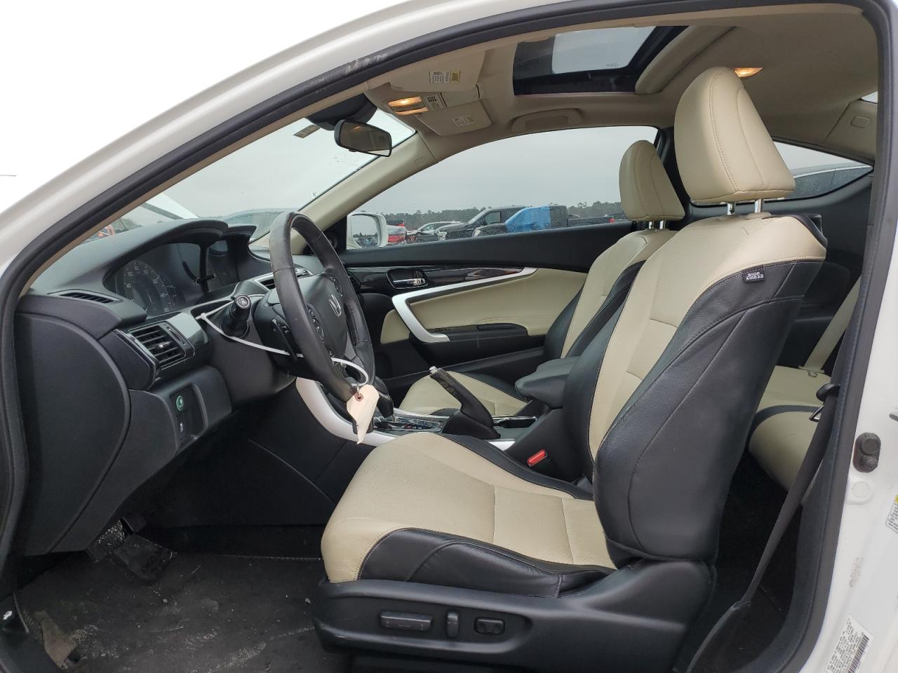 2014 Honda Accord VIN 1HGCT2B82EA001950 Copart auction photo, side / rear end damage thumbnail 7