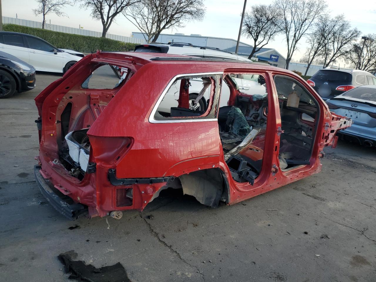 2015 Jeep Grand Cherokee VIN 1C4RJFDJ6FC136862 Copart auction photo, stripped damage thumbnail 3