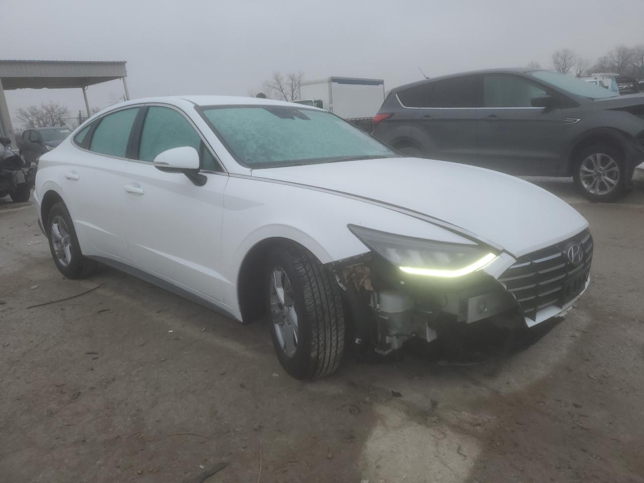 2023 Hyundai Sonata VIN KMHL24JAXPA271041 Copart auction photo, front end / side damage thumbnail 4