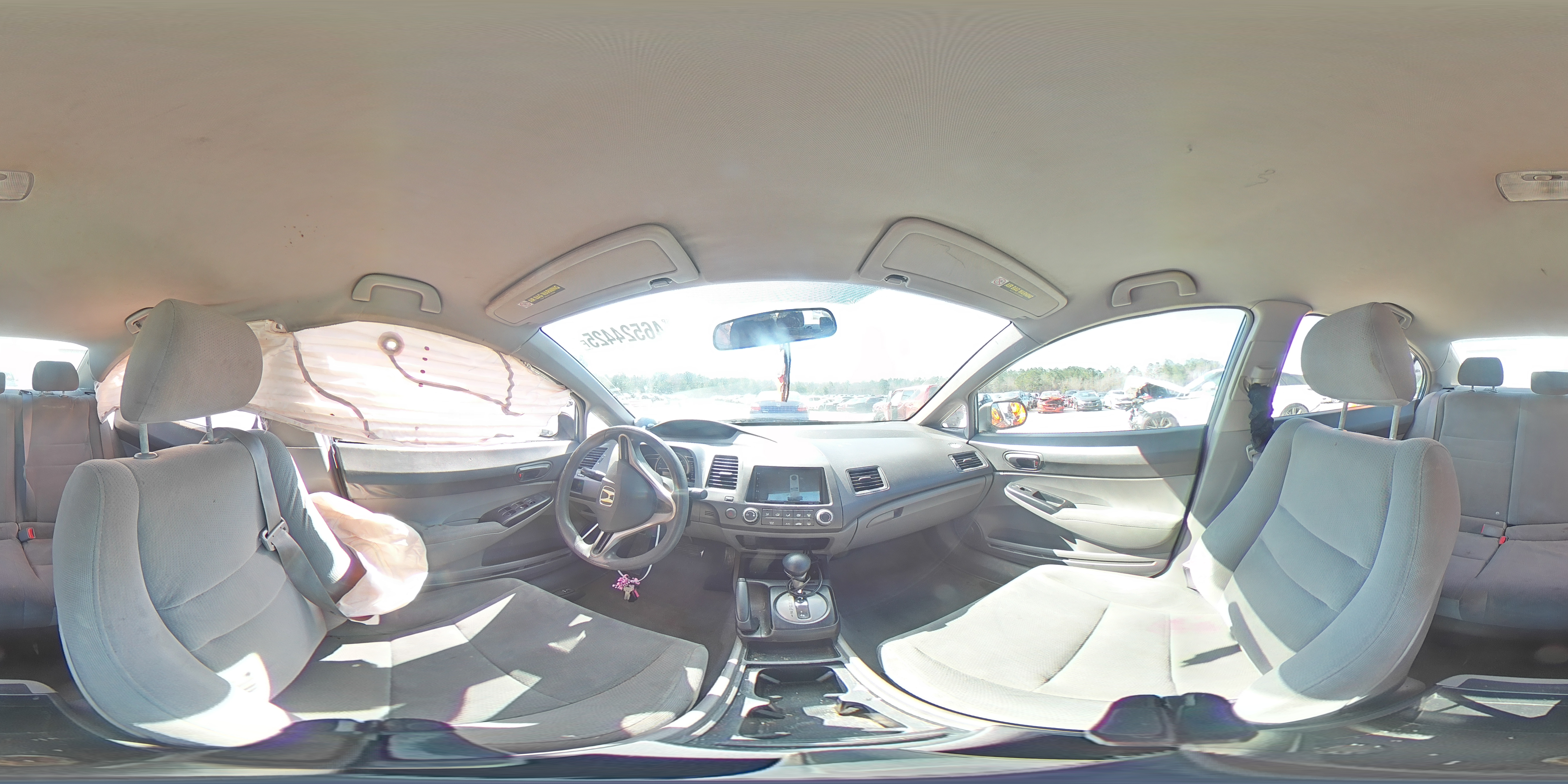 2011 Honda Civic VIN 2HGFA1F37BH514409 Copart auction photo, side damage thumbnail 13
