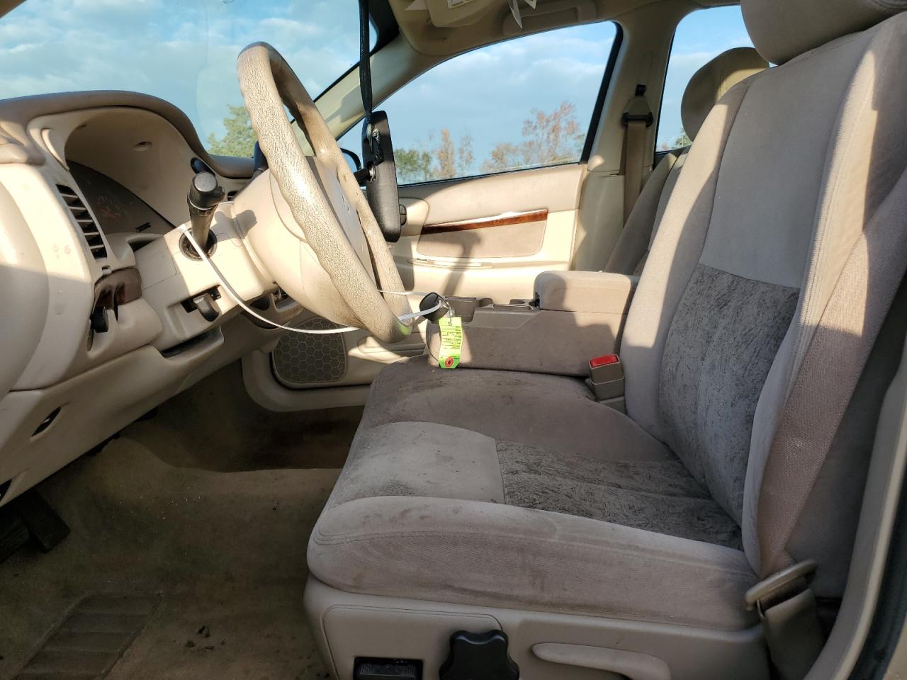 2004 Chevrolet Impala VIN 2G1WF52E449306444 Copart auction photo, front end / side damage thumbnail 7