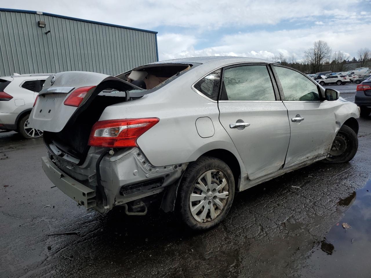 2018 Nissan Sentra VIN 3N1AB7AP3JY288738 Copart auction photo, front end / all over damage thumbnail 3