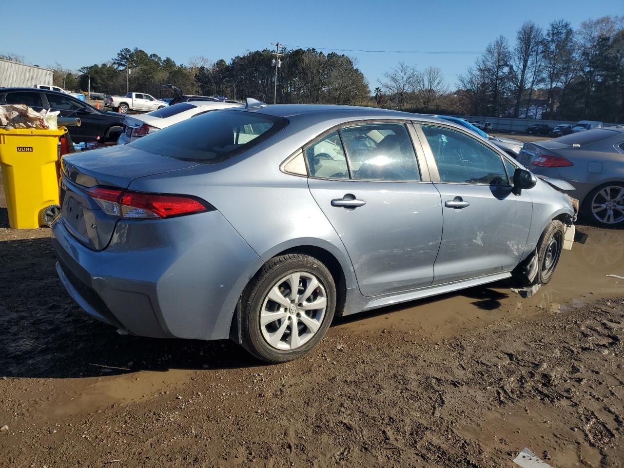 2022 Toyota Corolla VIN 5YFEPMAE2NP283680 Copart auction photo, front end damage thumbnail 3