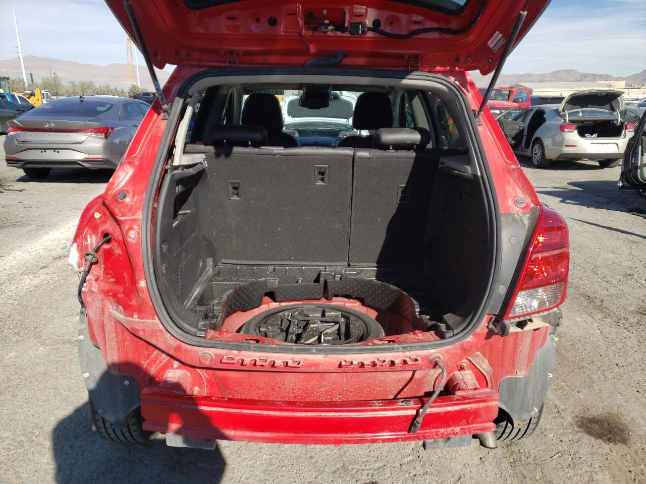 2016 Chevrolet Trax VIN KL7CJLSB3GB711665 Copart auction photo, rear end damage thumbnail 6