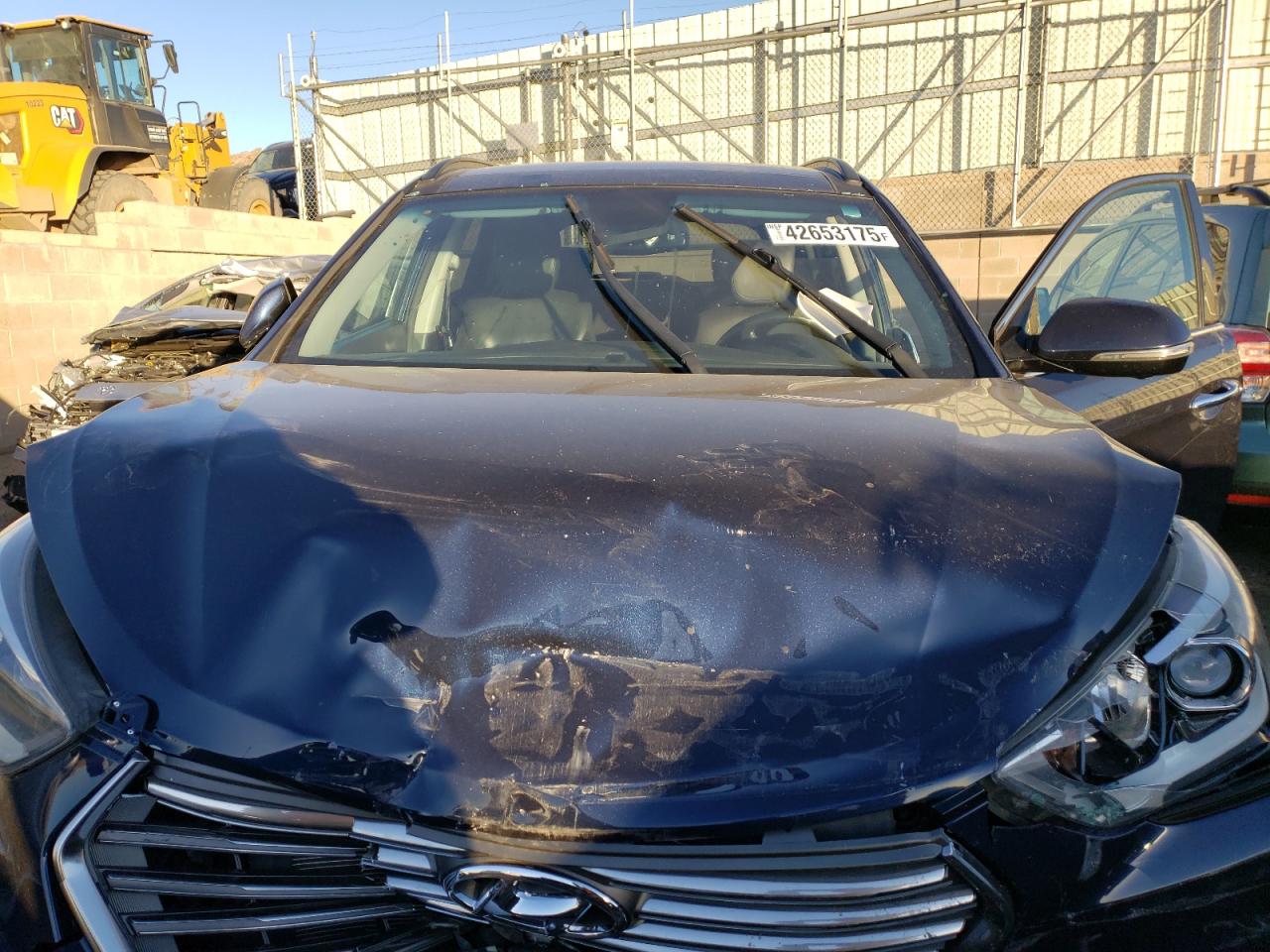 2017 Hyundai Santa Fe VIN KM8SR4HFXHU198293 Copart auction photo, front end damage thumbnail 12