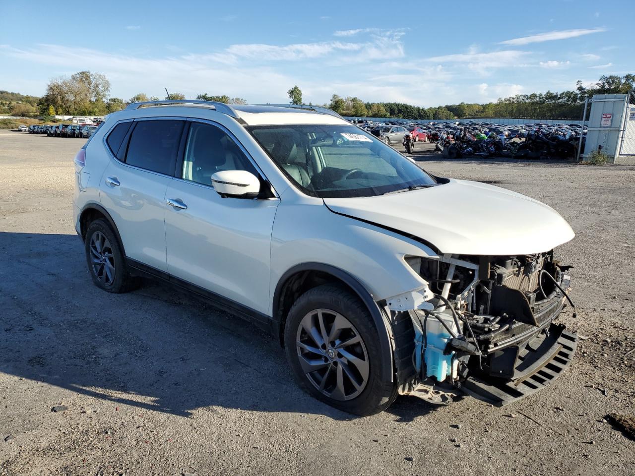 2016 Nissan Rogue VIN 5N1AT2MV7GC896105 Copart auction photo, front end damage thumbnail 4