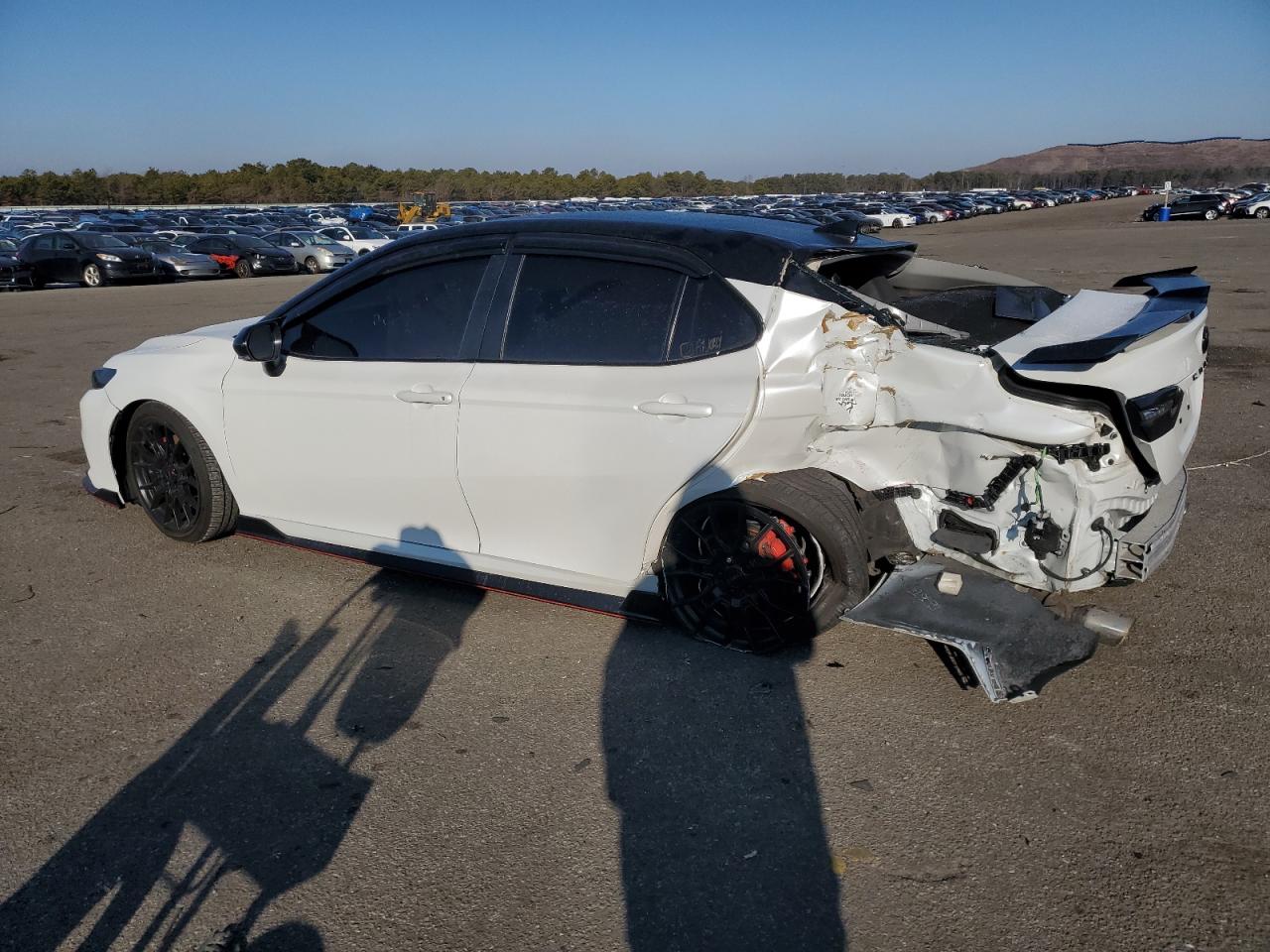 2023 Toyota Camry VIN 4T1KZ1AKXPU079082 Copart auction photo, side / rear end damage thumbnail 2