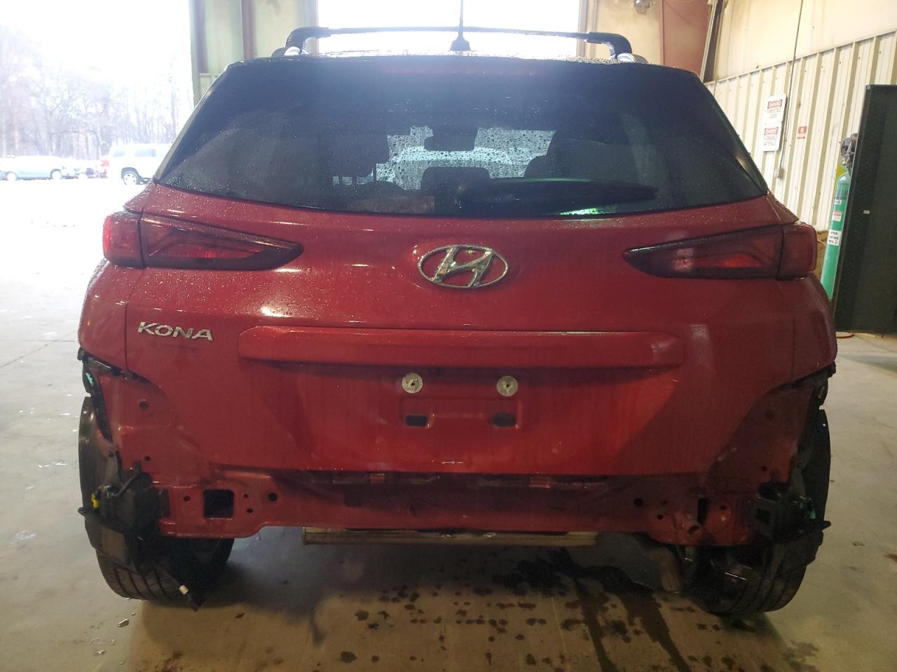 2020 Hyundai Kona VIN KM8K22AA8LU534586 Copart auction photo, rear end damage thumbnail 6