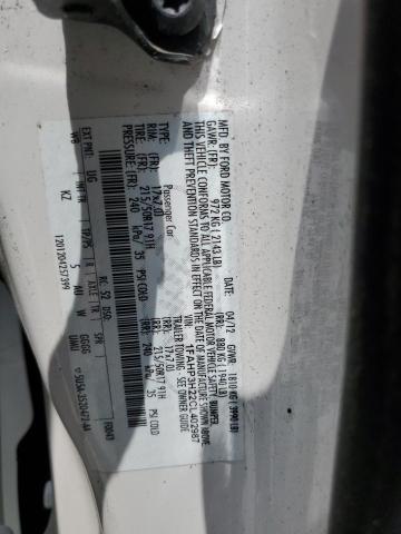 2012 Ford Focus VIN 1FAHP3H22CL402987 Copart auction photo, minor dent/scratches damage thumbnail 12