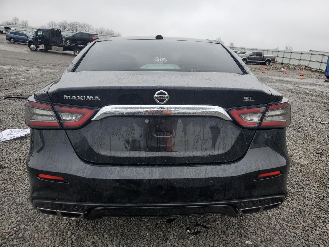 2019 Nissan Maxima VIN 1N4AA6AV7KC365944 Copart auction photo, front end / side damage thumbnail 6