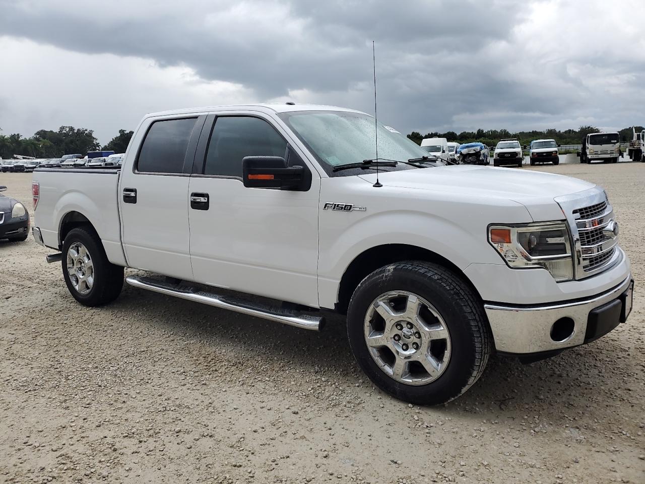 2014 Ford F-150 VIN 1FTFW1CF8EKF43882 Copart auction photo, water/flood damage thumbnail 4