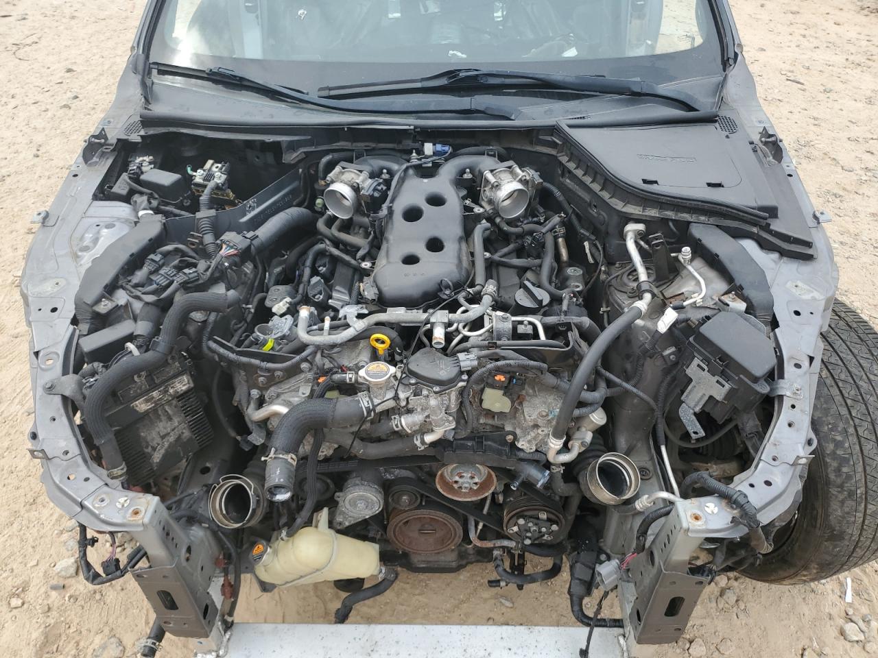 2017 Infiniti Q60 VIN JN1EV7EL5HM551258 Copart auction photo, stripped / vandalism damage thumbnail 11