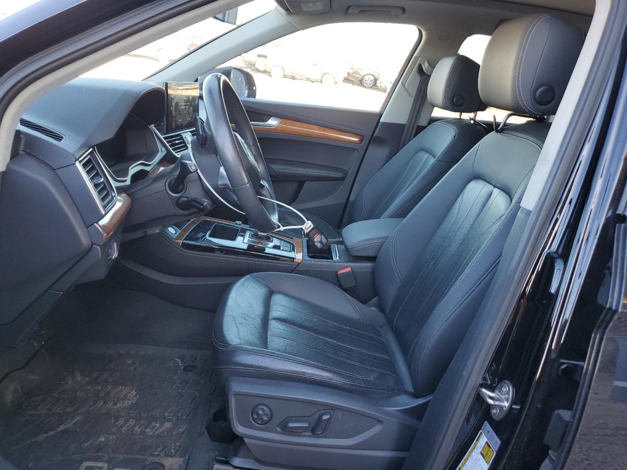 2021 Audi Q5 VIN WA1BAAFY5M2017891 Copart auction photo, side / rear end damage thumbnail 7
