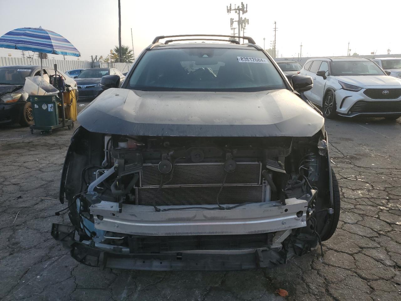 2020 Toyota RAV 4 VIN 2T3MWRFV7LW049767 Copart auction photo, front end damage thumbnail 5