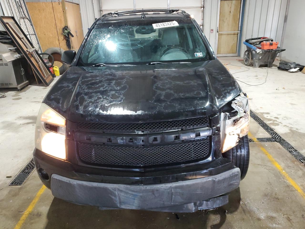 2005 Chevrolet Equinox VIN 2CNDL73F356131001 Copart auction photo, front end / side damage thumbnail 5