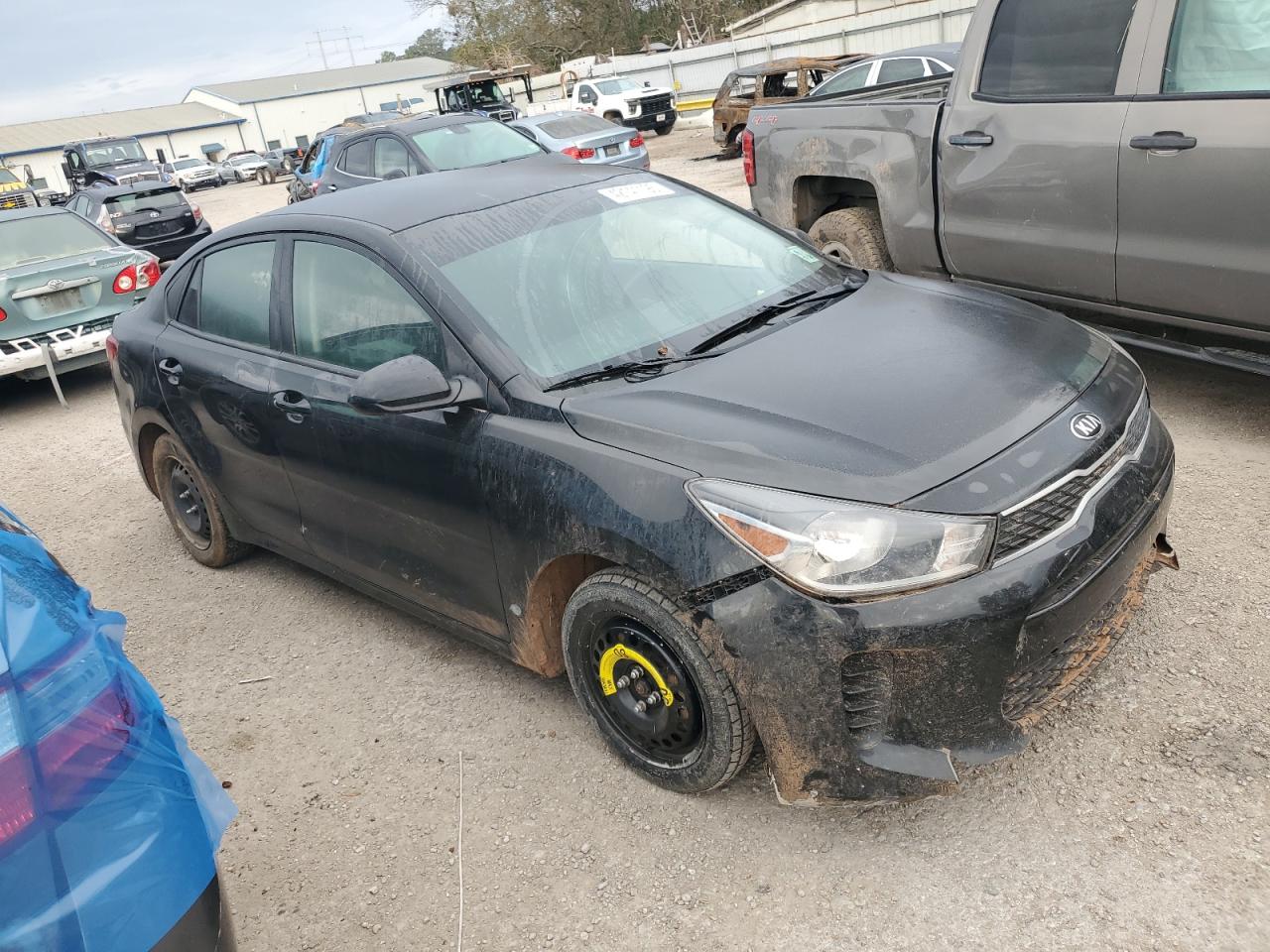 2020 KIA Rio VIN 3KPA24ADXLE336757 Copart auction photo, front end damage thumbnail 4