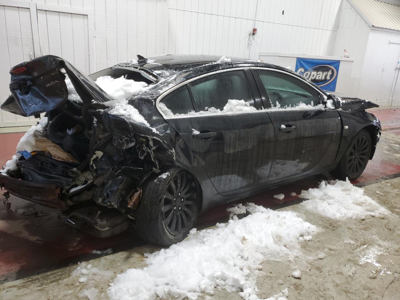 2011 Buick Regal VIN W04GR5EC1B1084339 Copart auction photo, all over damage thumbnail 3