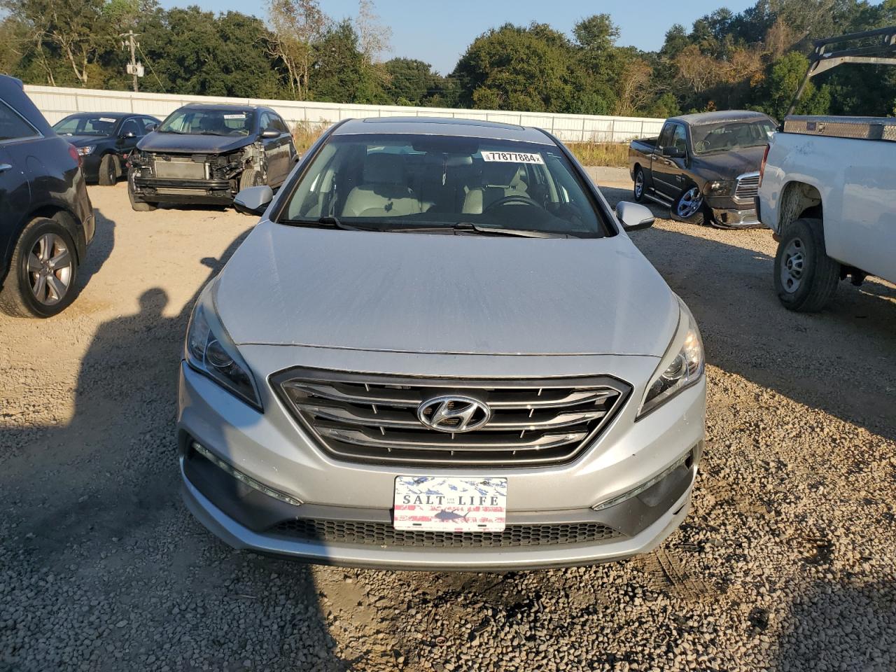 2017 Hyundai Sonata VIN 5NPE34AF2HH580387 Copart auction photo, rear end damage thumbnail 5