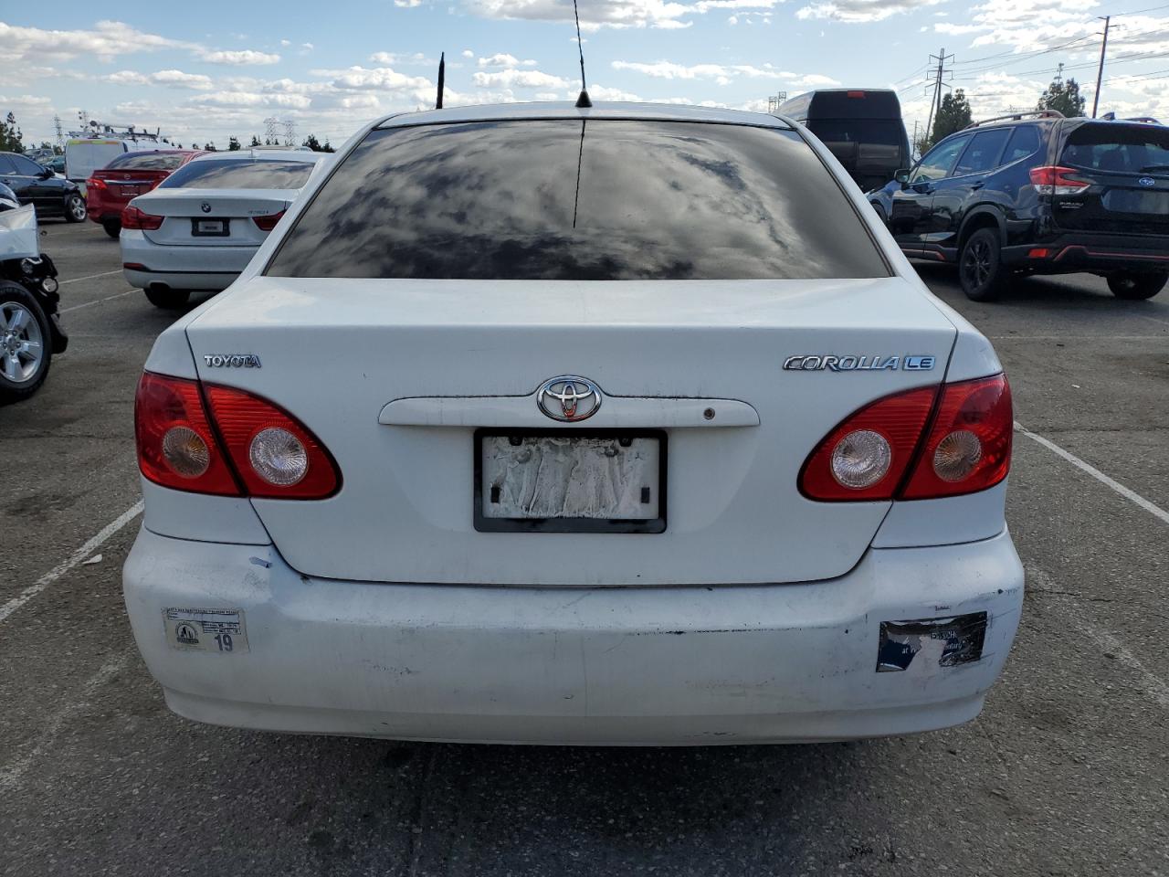 2007 Toyota Corolla VIN JTDBR32E170101471 Copart auction photo, front end / side damage thumbnail 6