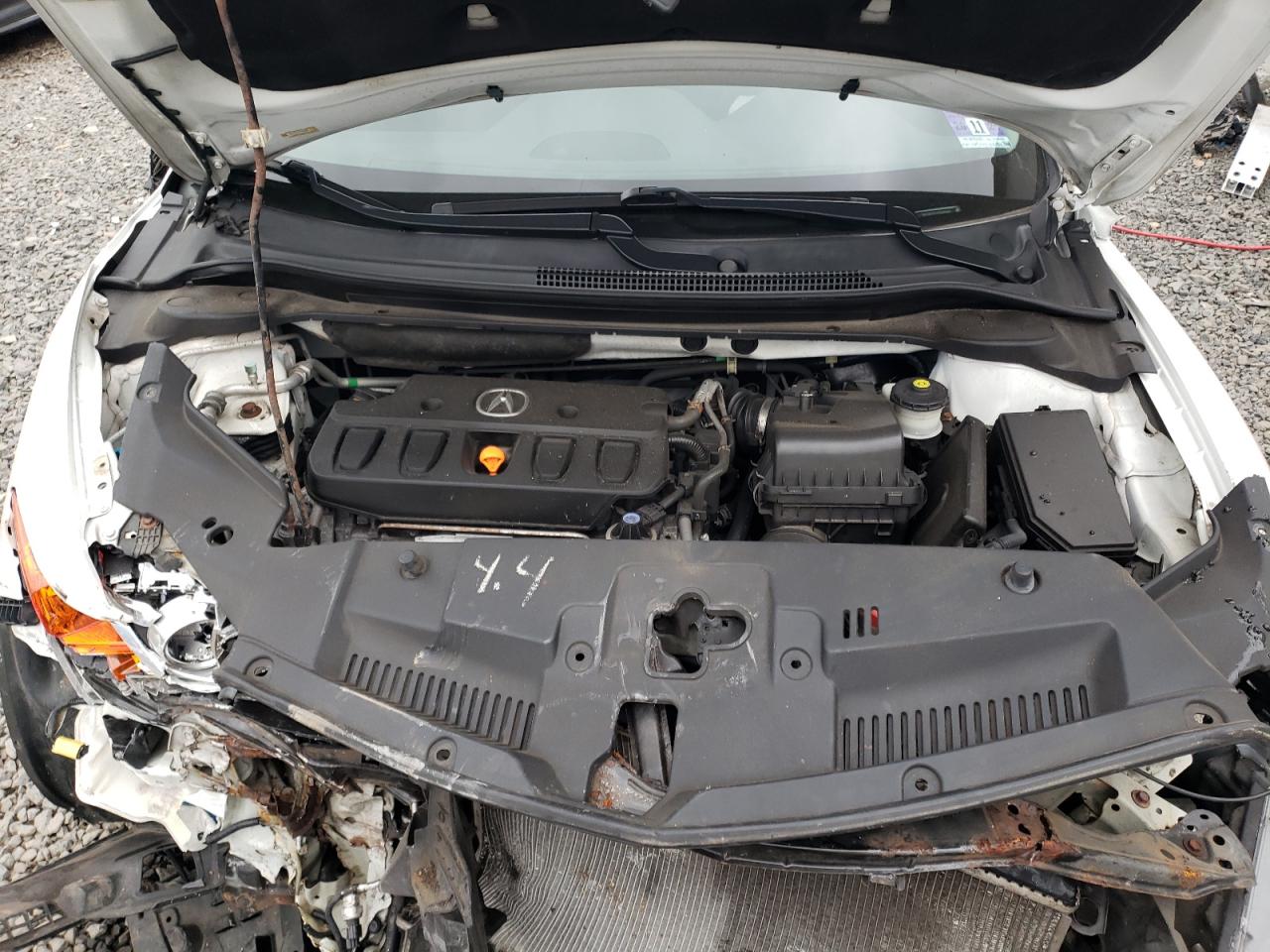 2015 Acura ILX VIN 19VDE1F77FE005508 Copart auction photo, front end / side damage thumbnail 11