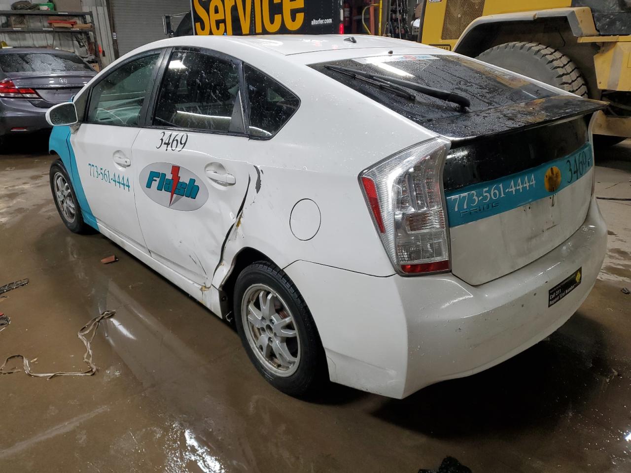 2012 Toyota Prius VIN JTDKN3DU8C1530353 Copart auction photo, all over damage thumbnail 2