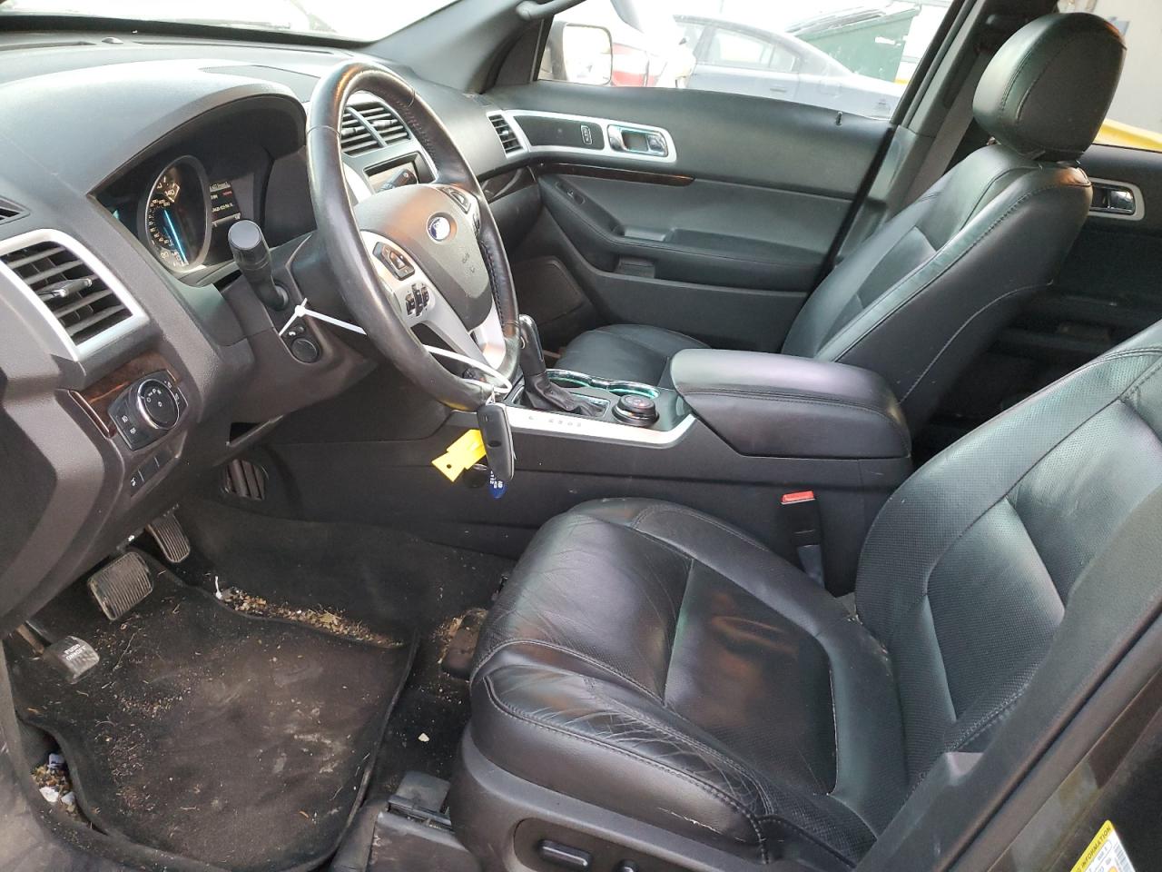 2015 Ford Explorer VIN 1FM5K8F82FGB69136 Copart auction photo, front end / side damage thumbnail 7