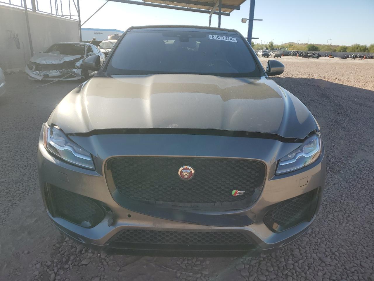 2017 Jaguar F-Pace VIN SADCM2BV0HA061011 Copart auction photo, rear end / front end damage thumbnail 5