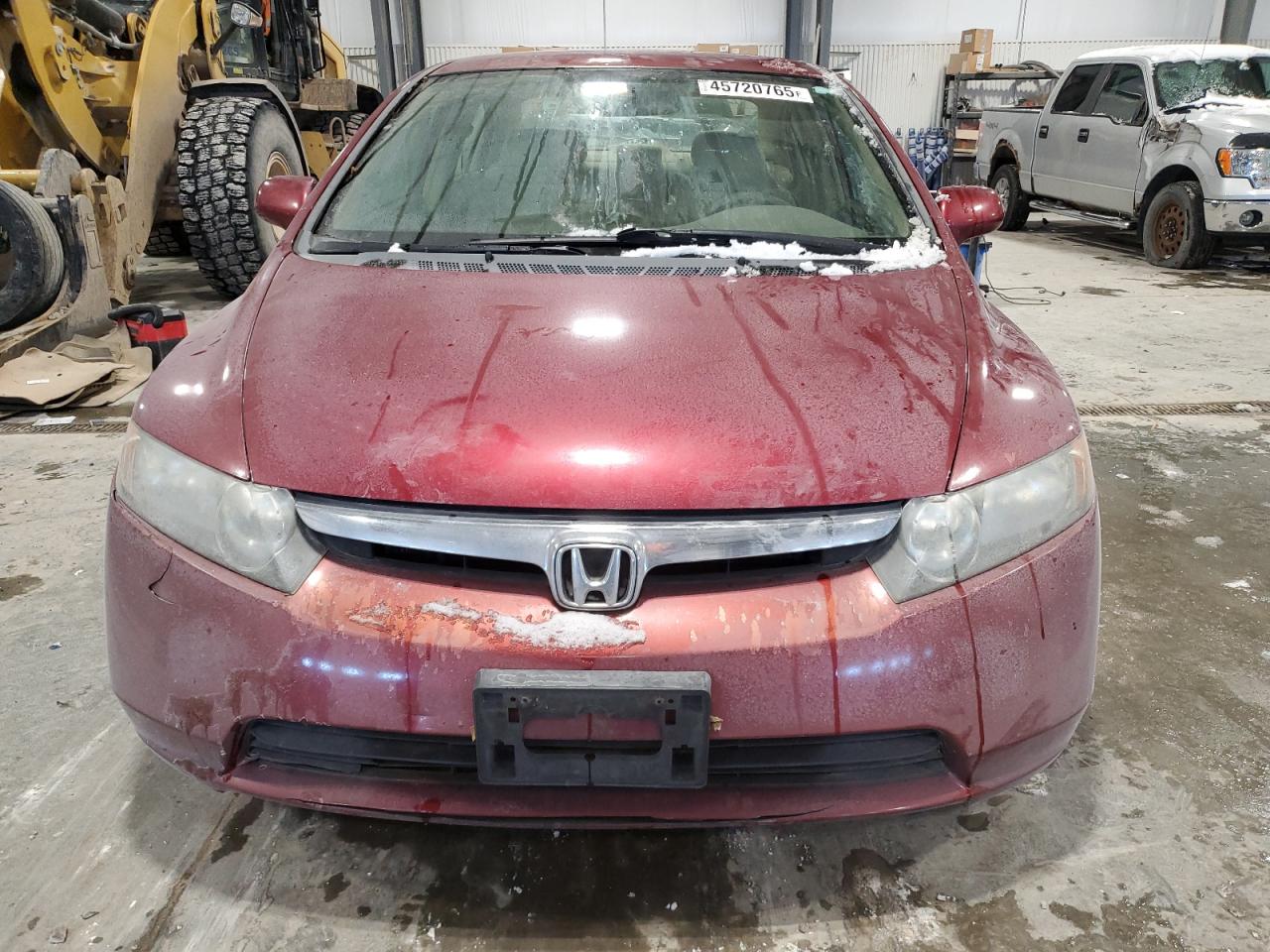 2006 Honda Civic VIN 1HGFA16586L100369 Copart auction photo, rear end / hail damage thumbnail 5
