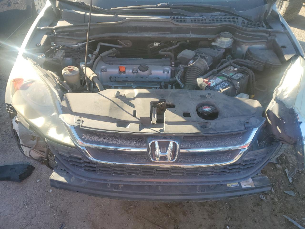 2010 Honda CR-V VIN 5J6RE3H3XAL048091 Copart auction photo, front end / frame damage damage thumbnail 11