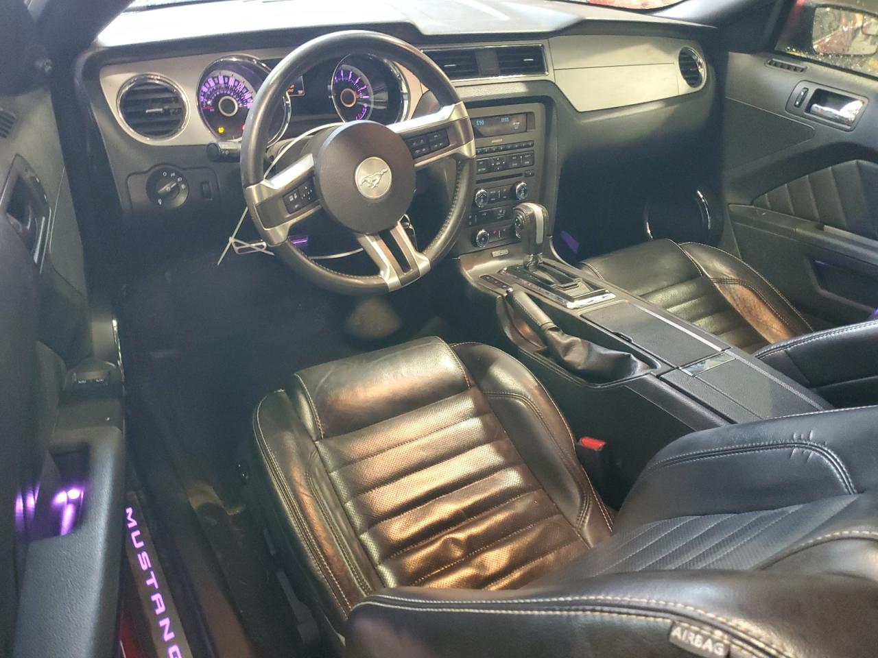 2013 Ford Mustang VIN 1ZVBP8AM0D5261025 Copart auction photo, front end / side damage thumbnail 8