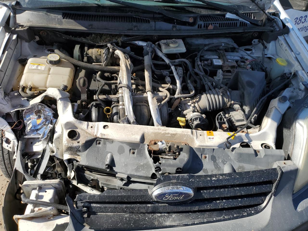 2010 Ford Transit VIN NM0LS6AN8AT027092 Copart auction photo, front end damage thumbnail 13