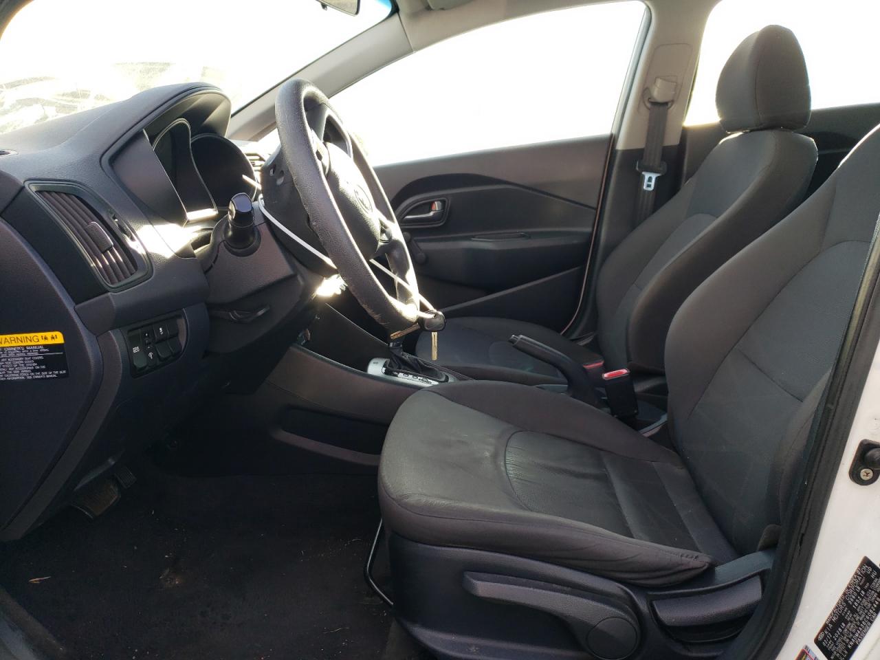 2012 KIA Rio VIN KNADM4A38C6082449 Copart auction photo, rear end / front end damage thumbnail 7