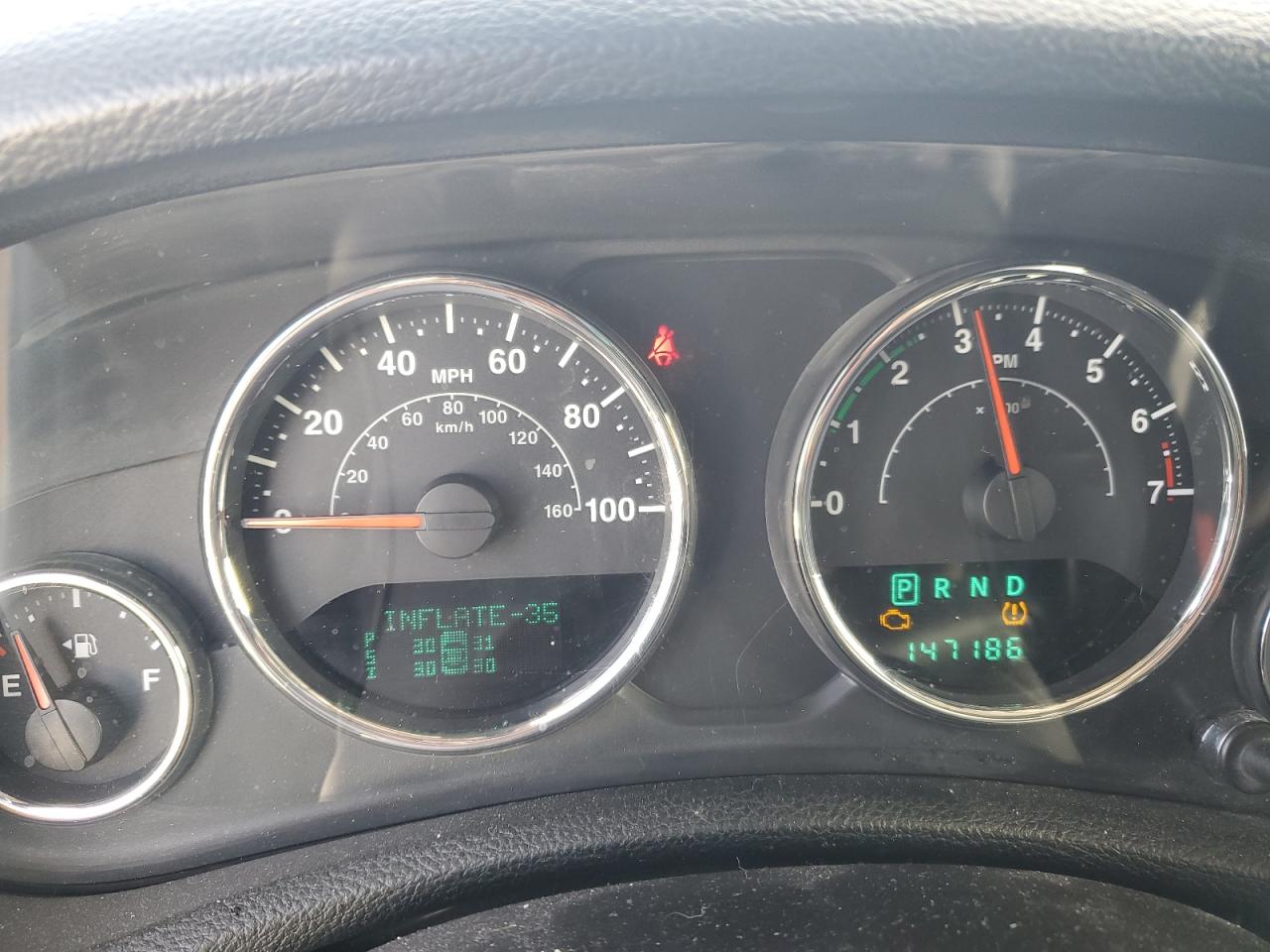 2013 Jeep Wrangler VIN 1C4BJWDG5DL549150 Copart auction photo, front end damage thumbnail 9