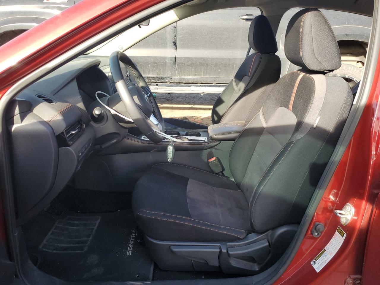 2021 Nissan Sentra VIN 3N1AB8DV8MY273463 Copart auction photo, all over damage thumbnail 7