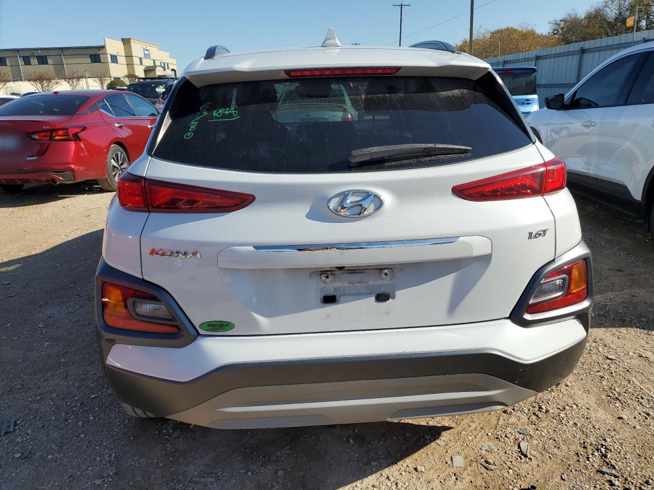 2019 Hyundai Kona VIN KM8K33A55KU354275 Copart auction photo, front end / side damage thumbnail 6