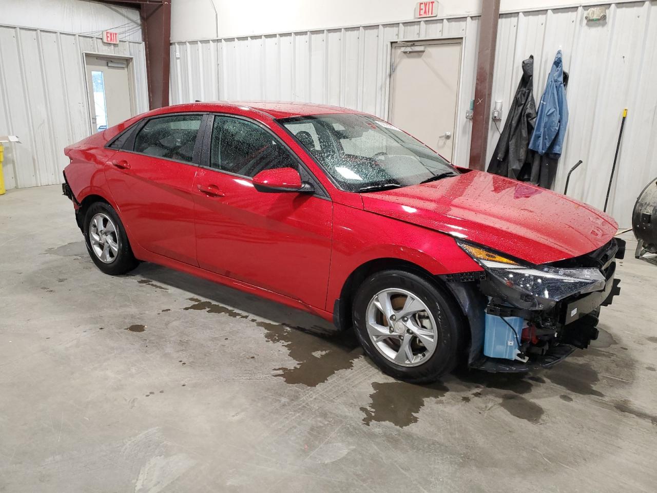2023 Hyundai Elantra VIN 5NPLL4AGXPH119484 Copart auction photo, front end / rear end damage thumbnail 4