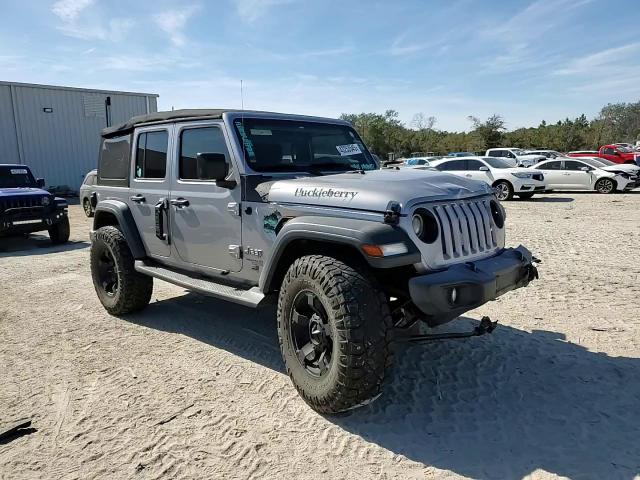 2018 Jeep Wrangler VIN 1C4HJXDG6JW158549 Copart auction photo, front end / undercarriage damage thumbnail 14