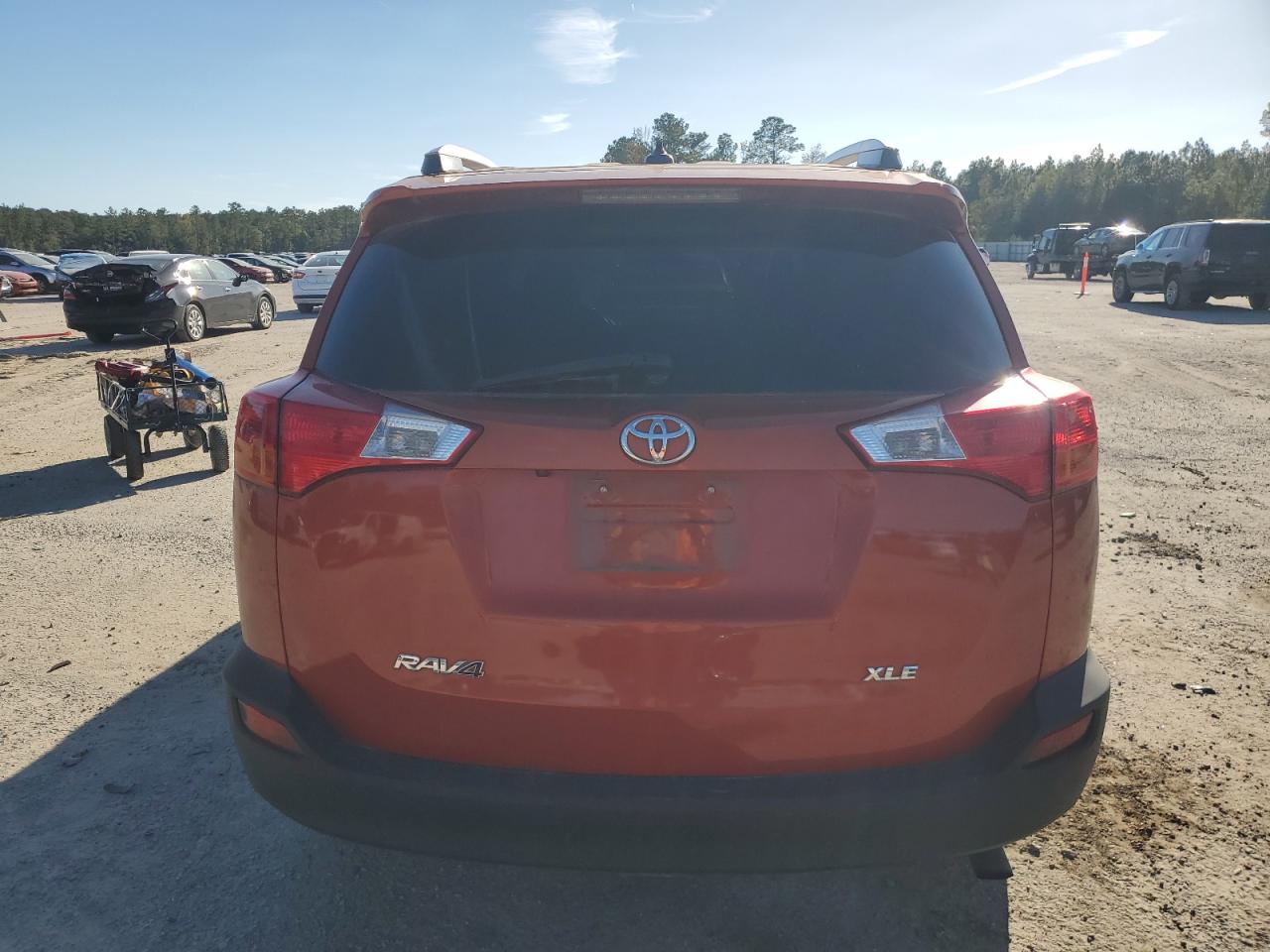 2015 Toyota RAV 4 VIN 2T3WFREVXFW214452 Copart auction photo, front end damage thumbnail 6