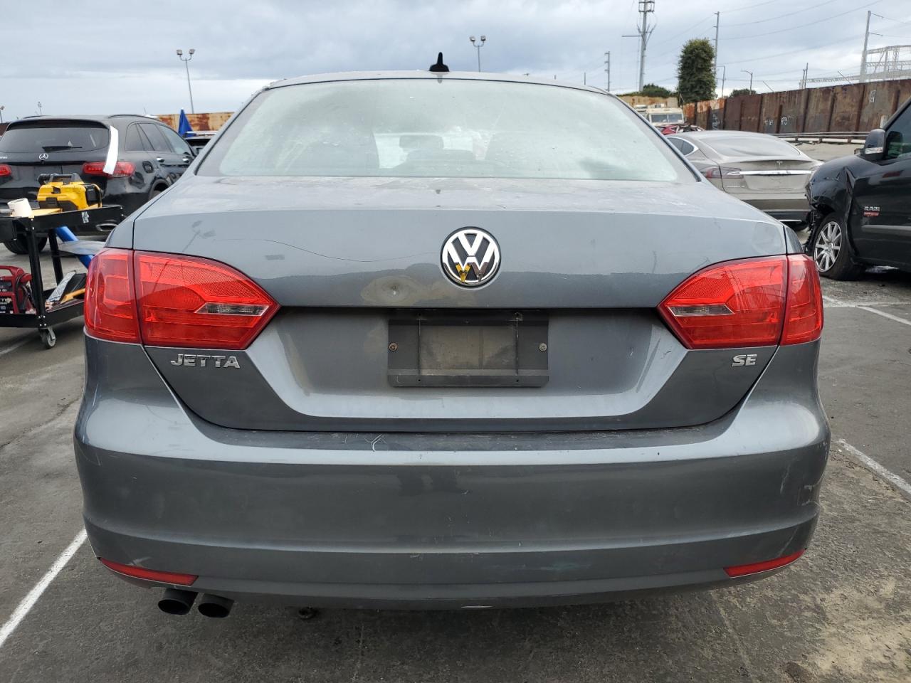 2014 Volkswagen Jetta VIN 3VWD17AJ4EM376622 Copart auction photo, vandalism damage thumbnail 6