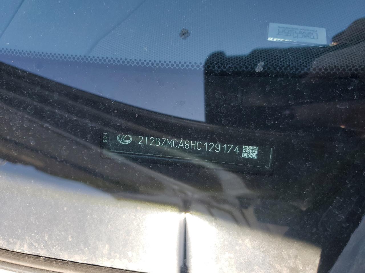 2017 Lexus RX VIN 2T2BZMCA8HC129174 Copart auction photo, side / front end damage thumbnail 15