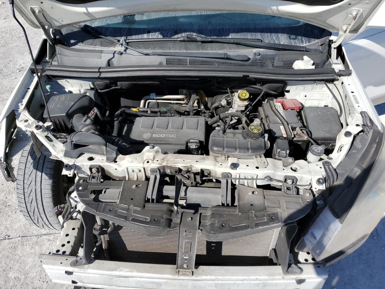 2013 Buick Encore VIN KL4CJASBXDB189016 Copart auction photo, front end damage thumbnail 11