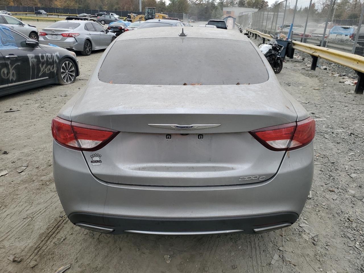 2015 Chrysler 200 VIN 1C3CCCCG8FN524558 Copart auction photo, front end damage thumbnail 6