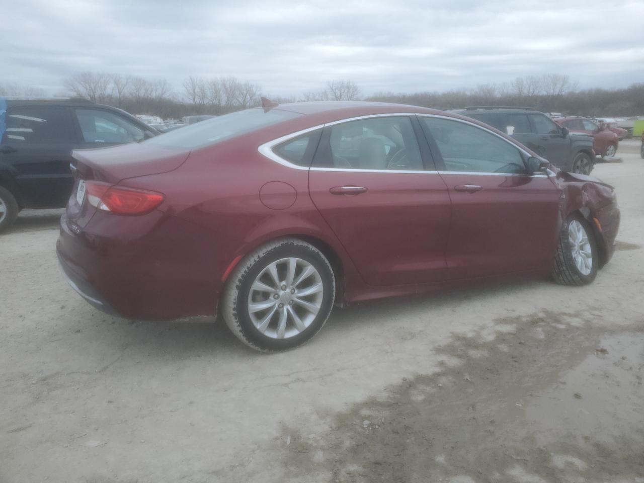2015 Chrysler 200 VIN 1C3CCCCB0FN535316 Copart auction photo, side damage thumbnail 3