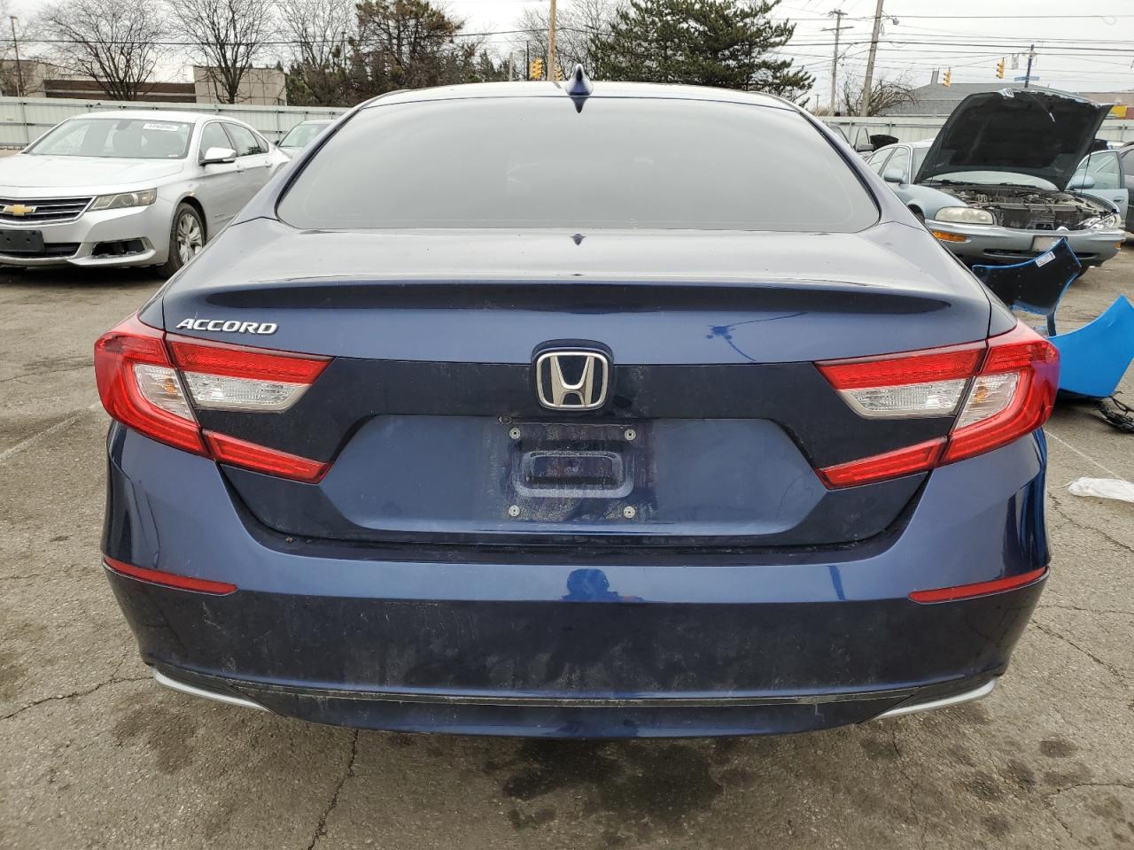 2020 Honda Accord VIN 1HGCV1F50LA125412 Copart auction photo, front end / side damage thumbnail 6