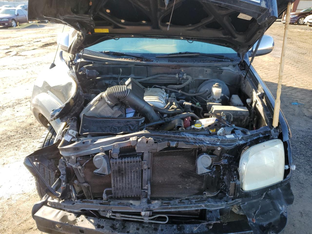 2004 Toyota Tundra VIN 5TBET34164S444335 Copart auction photo, front end damage thumbnail 13