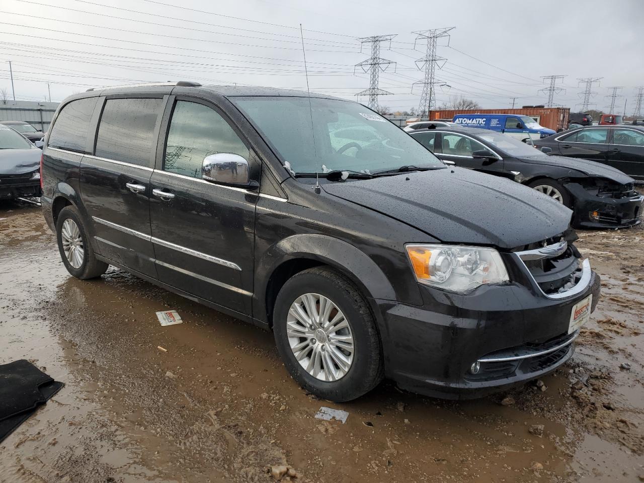 2014 Chrysler Town & Country VIN 2C4RC1GG5ER374463 Copart auction photo, front end damage thumbnail 4
