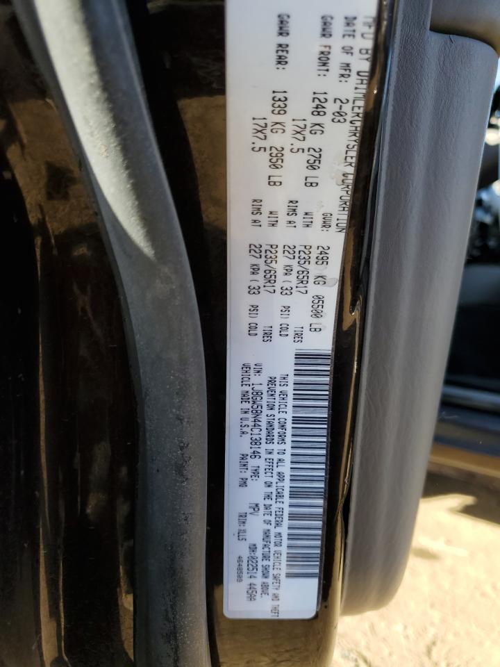 2004 Jeep Grand Cherokee VIN 1J8GW58N44C138146 Copart auction photo, all over damage thumbnail 15