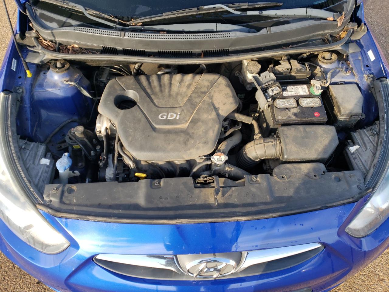 2014 Hyundai Accent VIN KMHCT4AE9EU668915 Copart auction photo, rear end damage thumbnail 11