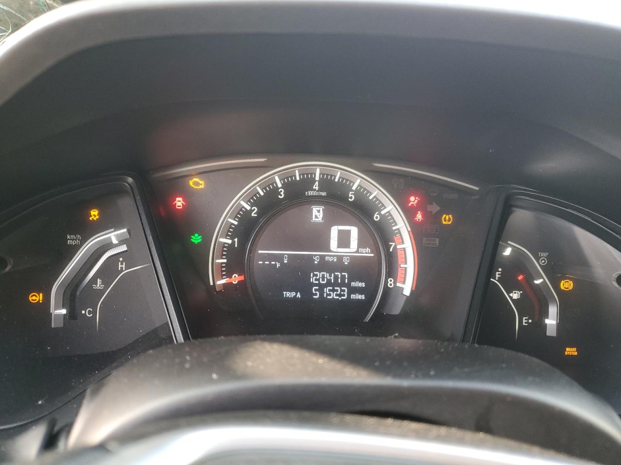 2017 Honda Civic VIN 19XFC2F51HE226244 Copart auction photo, front end damage thumbnail 9